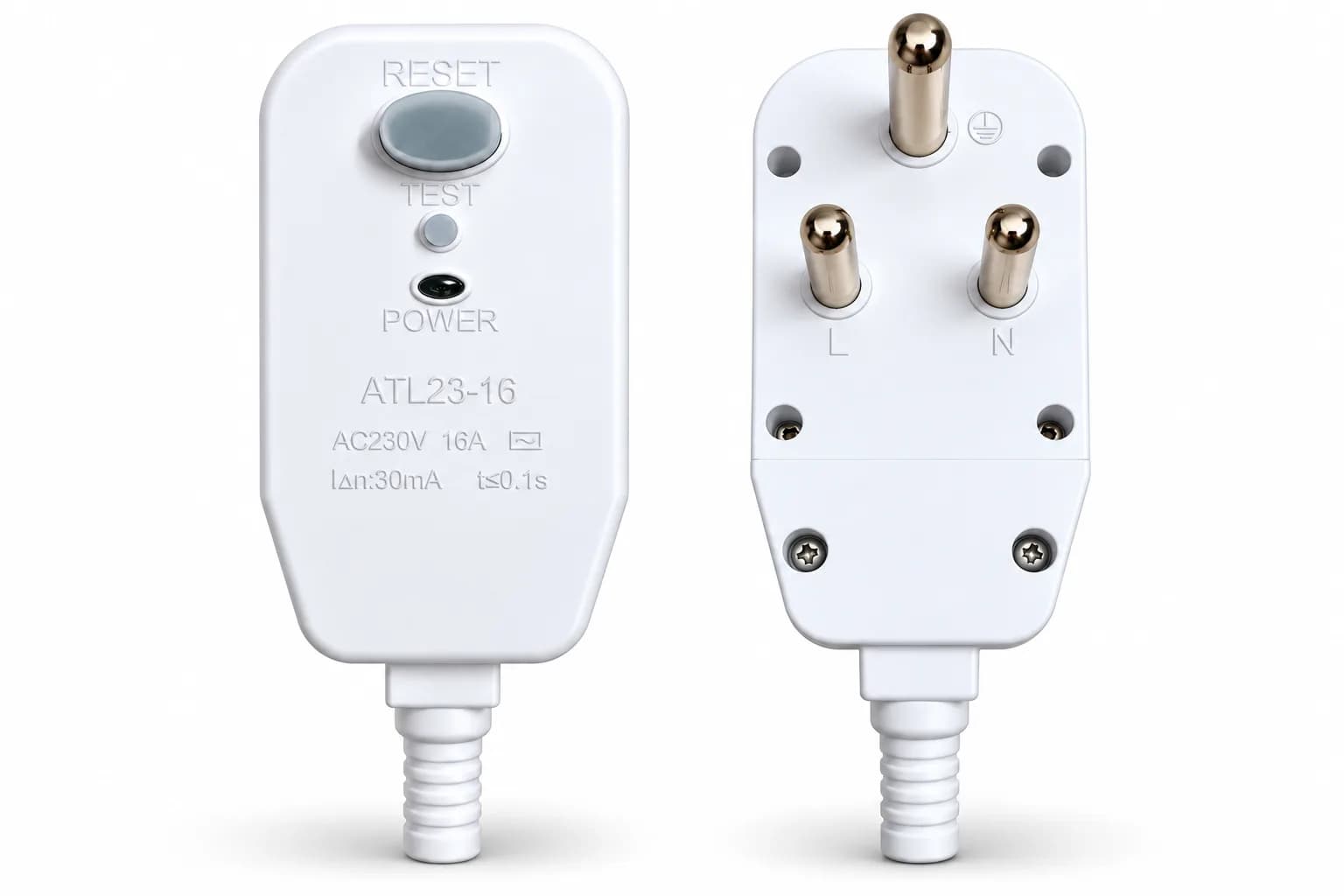 Technovate PRCD ELCB Safety Adapter 16A 30mA for Electric Geyser, Washing Machine & Home Appliances Electrical Shock Pro